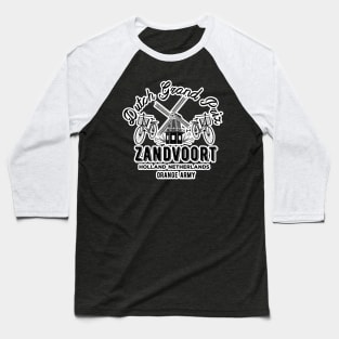 Zandvoort Orange Smoke Baseball T-Shirt